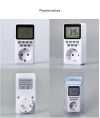 New timer socket electronic timer kitchen timer timer European standard socket timer switch details Picture